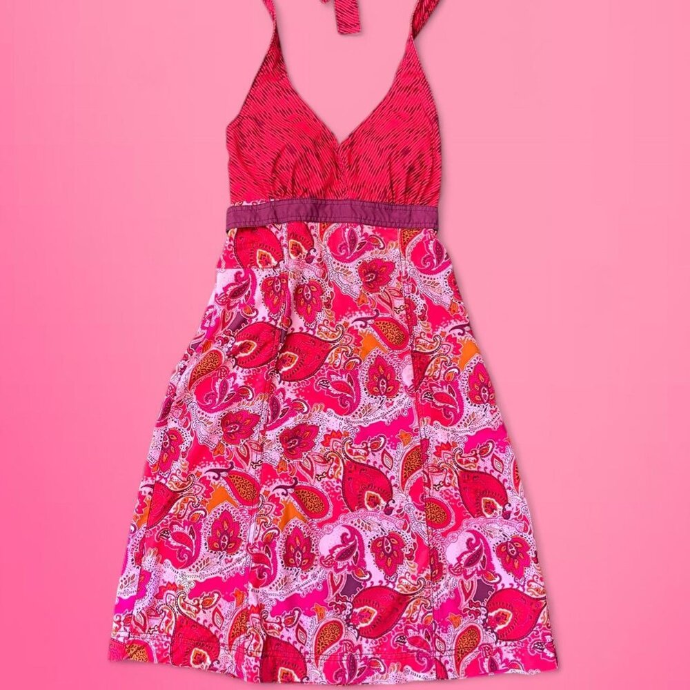 Vintage Y2K Athleta halter dress